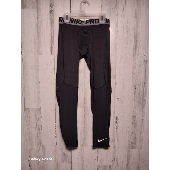 Nike Pro Tight Men's Leggings Large Black Dri Fit BV3516-010 - Picture 1 of 6